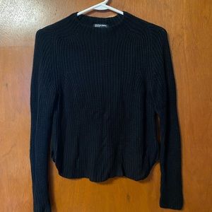 American Apparel Black High Neck / Mock neck Sweater